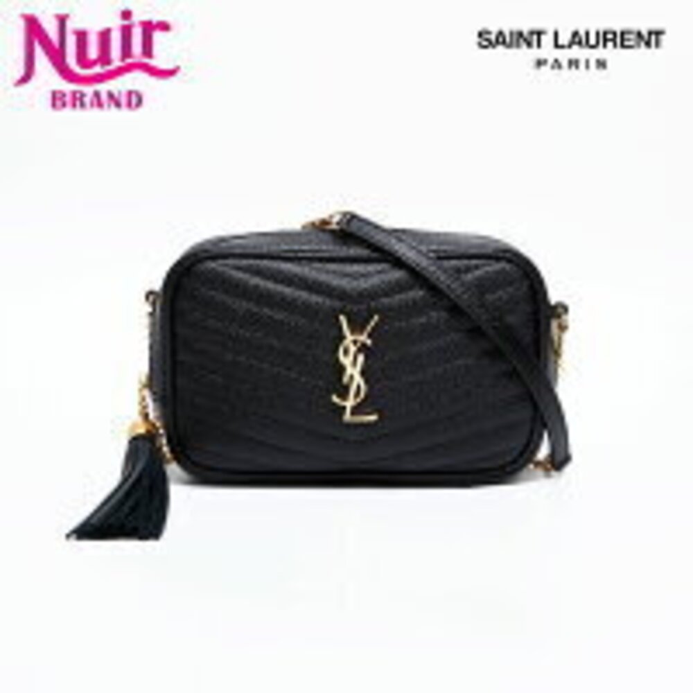 Yves Saint Laurent Lou Camera Bag Shoulder Black